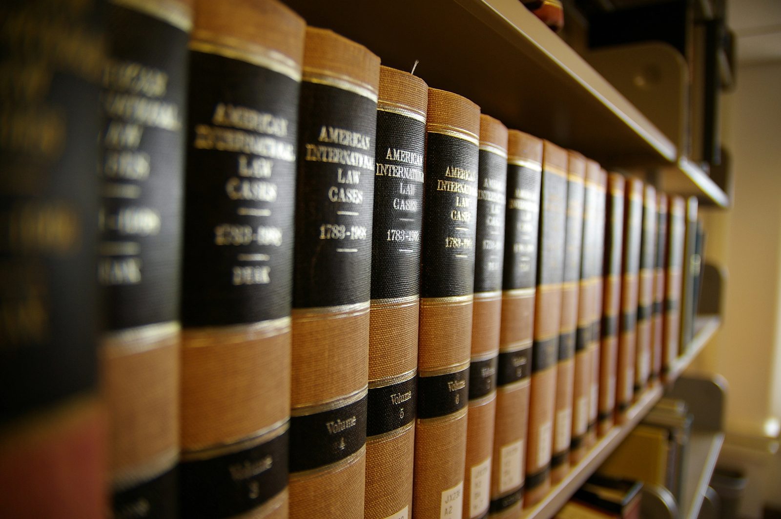 Bound appellate briefs and law reporters